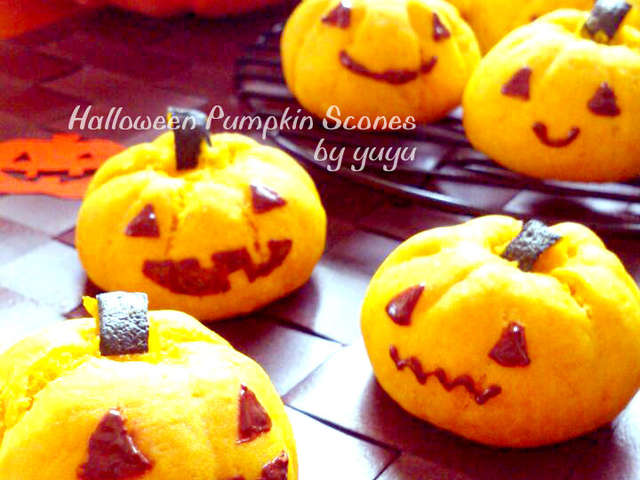ハロウィンにも☆簡単かぼちゃスコーン。